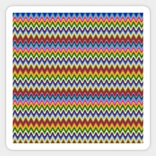 Rainbow Wave. Ethnic artwork Sticker